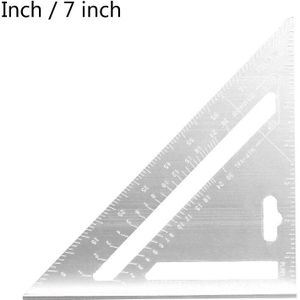 Driehoek Gradenboog Aluminium Speed Vierkante Meten Heerser Mijter Voor Framing Gebouw Timmerman Houtbewerking Meetinstrumenten