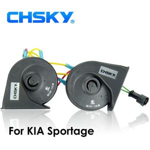 CHSKY Auto Hoorn Slak soort Hoorn Voor KIA Sportage 12V Loudness 110-129db Auto Hoorn Lange Levensduur Hoge lage Claxon Auto Styling