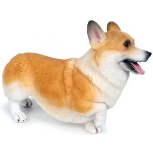 Mooie Corgi Simulatie Hond Dieren Actiefiguren Baby Running Corgi Model Beeldje Pvc Levensechte Collection Leuke Kid Speelgoed