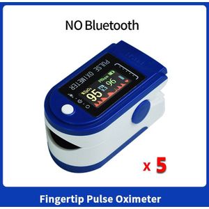 Vinger Clip Saturatiemeter Digitale Vingertop Pulsoxymeter Bloedzuurstofverzadiging Meter SPO2 Pr Hartslagmeter Gezondheidszorg
