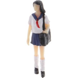 1:64 Cijfers Diorama Jong Uniform Meisje Japanse Jongen Voor Gtr Rwb