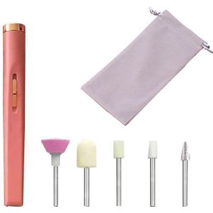 Elektrische Nail Boor Machine Set Professionele Manicure Machine Nail Pedicure Boor Bestand Opladen Mill Cutter Nail Buffer Polijstmachine