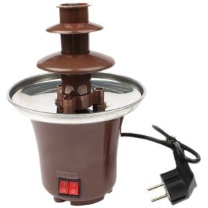 Eu Plug Mini Chocolade Fondue Chocolade Smelten Machine Elektrische Rvs Fondue Pot Dompelen Dessert Fruit Boter