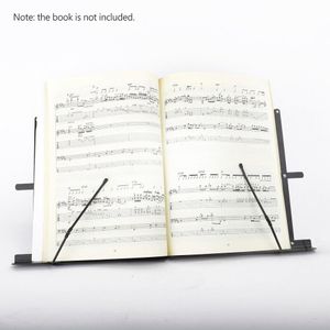 Draagbare Folding Bladmuziek Stand Met Verstelbare Hoek Desktop Muziek Stand Metalen Opvouwbare Boek Houder