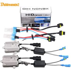 H1 H3 H7 H8 H9 H11 9005 9006 881 880 9012 HIR2 55W Ac Hid Xenon Kit Lamp Ballast 6000K Witte Auto Light Koplamp Fog Lamp Drl