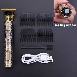 T9 Tondeuse Usb Professionele Draak Elektrische Tondeuse Cordless Scheerapparaat Baard Trimmer 0Mm Mannen Kapper Haar Snijmachine