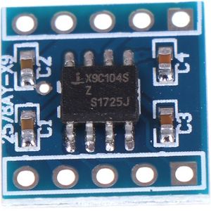 X9c104 Potentiometer Module 100 Digitale Potentiometer Om Brug Balans