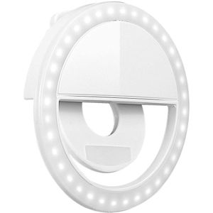 Selfie Ring Licht Mobiele Telefoon Ronde Licht Clip Selfie Vullen Licht Draagbare Telefoon Led Ring Licht Selfie Licht Invullen