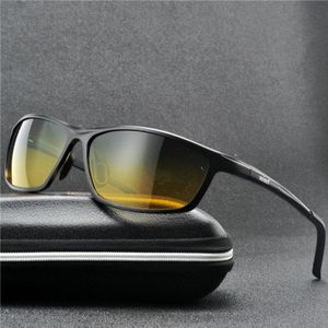Nachtkijker Driver Gepolariseerde Zonnebril Voor mannen Rijden Bril Vintage Outdoors Man Anti-Glare Brillen NX