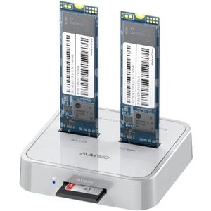 Maiwo K3016SD M.2 Harde Schijf Doos Base, Nvme/Sata Dual Protocol Sd Express Card Reader Base
