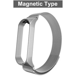 Rvs Pols Bandjes Voor Xiao Mi Mi Band 3 4 Metalen Horloge Band Smart Armband Voor Mi Band 4 3 Riem Vervangbare Horloge Bandjes
