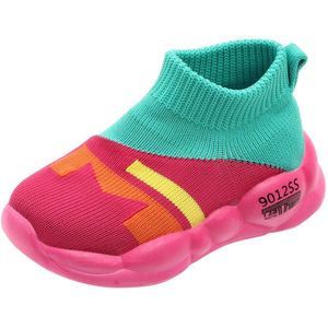 Mesh Zachte Kinderen Schoenen Slip-On Peuter Infant Kids Baby Meisjes Jongens Mode Print Sole Sport Schoenen Sneakers Кроссовки детские