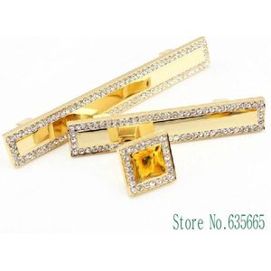 Luxe Gold Crystal Diamond Meubels Hardware Handvat Deur Lade Kast Keukenkasten Kast Pull Deur Knoppen Accessoires