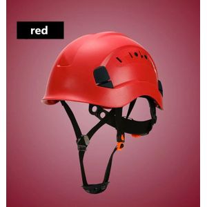 Klimmen Veiligheid Helm Hoofd Bescherming Werk Abs Anti-Impact Shell Verstelbare Ademhaling Vents Buitenshuis Sport Bouw