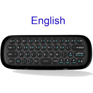 2.4Ghz Air Mouse Remote Control Wireless Keyboard Engels/Russisch 6-Axis Motion Sensing Ir Leren Voor Android tv Box/Mini Pc