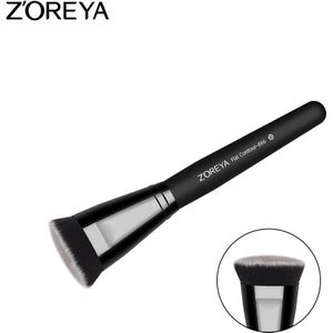 ZOREYA Make Up Kwasten Contour Schuine Foundation Sclupting Fan Borstel Als Professionele Beauty Cosmetica