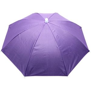 Lazy Handen Gratis Paraplu Elastische Hoofdband Dragen Hoed Paraplu Sunny Rain Vissen Paraplu Hoed Plukken Thee Hoed Paraplu