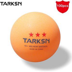 50/100Pcs 3-Sterren Professionele 40 + Abs Hoge Elasticiteit 2.8G Tafeltennis Ping Pong Bal wit Oranje Amateur Geavanceerde Training