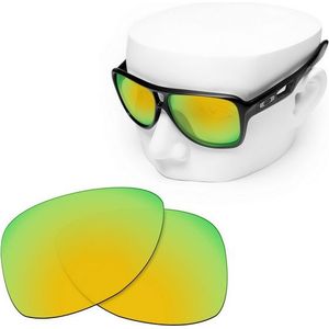 OOWLIT Gepolariseerde Vervanging Lenzen van 24K Goud Spiegel voor-Oakley Dispatch 2 OO9150 Zonnebril