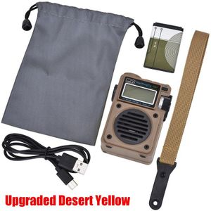 Volledige Band Radio Fm/Mw/Sw/Wb Radio Draagbare Verbeterde Ontvanger Bluetooth 5.0 Speaker Ondersteuning Wekker lock Tf Card Muziek Speler