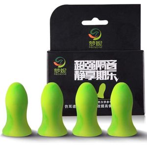4 Stks/set Zachte Foam Ear Bescherming Oordopjes Slpeeping Aid Ruisonderdrukking Travel Rest Noise Preventie Oordopjes Geluidsdichte