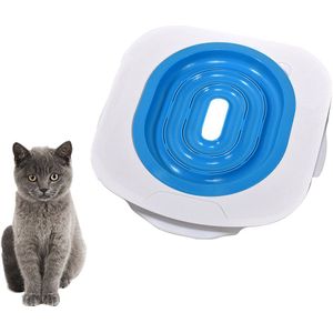 Cat Toilet Training Kit Kitten Huisdier Kattenbak Mat Kitty Urinoir Seat Toilet Trainer Groef Veilig Non giftig