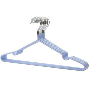 10 stks/partij Kleerhanger Kinderen Volwassen Antislip Metalen Overhemd Broek Haak Hangers Jas Kleding Stand Garderobe Accessoires