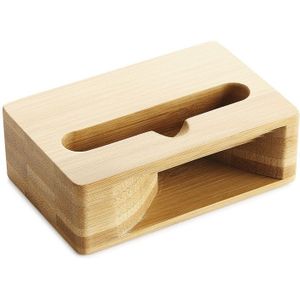 Houten Horloge Box Voor Apple Watch Stand Telefoon Stand Voor Apple Watch 4 Opladen Tafel Base Bamboe Stand Voor Iwatch 42 Mm 38mm Serie