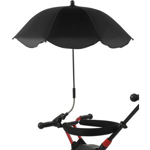 Universele Baby Kinderwagen Paraplu Schaduw Paraplu Uv Zonnescherm Voor Kinderwagen Pure Kleur Paraplu Outdoor Regenkleding