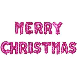 16 inch Letters VROLIJK KERSTFEEST Aluminium Folie Ballonnen Christmas Party Decoration Kids Alfabet Air Sfeer Ballonnen