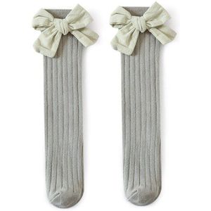 Kinderen Sokken Met Bogen Peuters Meisjes Kniehoge Sok Katoen Zachte Baby Lange Sokken Voor Kids School Sok