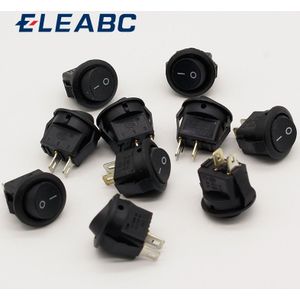 5 STKS DPDT 6 Pin 3 Positie Tuimelschakelaar Terninal ON-OFF-ON Mini Tuimelschakelaar Touch 250V 15A Tuimelschakelaar 12mm Montagegat voor Mechanische
