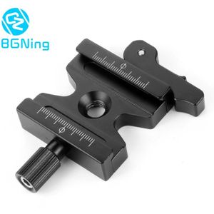 Bgning Aluminium Cnc Dubbele Lock 3/8 ""Quick Release Clamp W/Verstelbare Lever Knop Voor Arca Swiss Rrs Wimberley statief Ball Head