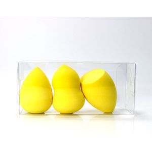 3Pcs Cute Make-Up Spons Cosmetische Spons Foundation Powder Puff Waterdrop Multi-Vorm Voor Cosmetische Gereedschap