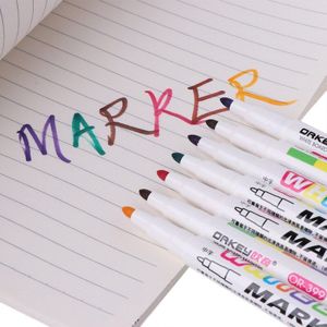 12 Kleuren Whiteboard Marker Niet Giftig Mark Teken Fine Nib Set Supply Hxbe