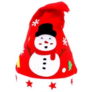 Diy Vilt Ambachtelijke Kerst Hoed 4 Thema Van Kerstman Sneeuwpop Elanden Kerstboom Handgemaakte Materiaal Pakket Voor Kerst Kinderen