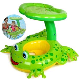 [Grappige] Seat Float Kikker Zwembad Accessoires Pvc Kinderen Zwembad Opblaasbaar Cirkel Baby Catoon Opblaasbare Boot Speelgoed