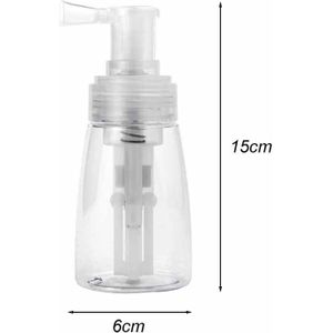 180ml Powder Atomizer Bottle Travel Portable Spray Bottles Cosmetic Container Talcum Powder Bottle Dispenser Hairdressing Tool
