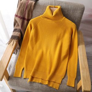 Chic Herfst Winter Dikke Trui Truien Vrouwen Lange Mouwen Casual Warm Basic Coltrui Vrouwelijke Knit Truien Top