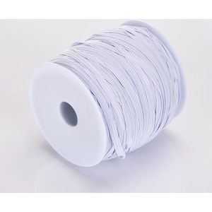 100 Meter Naaien Elastische Touw Lint Spandex Band Trim Naaien Stof Diy Kledingstuk Accessoires Couture 5Mm Hoog-elastische touw