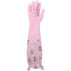 Afwassen Handschoenen Vrouwelijke Waterdichte Slijtvaste En Fluwelen Handschoen Thuis De Afwas Wassen De Gerechten In De keuken