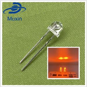 100Pcs 5Mm Diode Strohoed Wit Rood Groen Blauw Geel Paars Smd Smt Led Clear Super Heldere Brede hoek Lamp 20000mcd Lamp