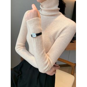 Hirsionsan Slim Soft Basic Trui Vrouwen Koreaanse Solid Lange Mouwen Gebreide Jumper Dieptepunt Dames Trui 12 Kleuren