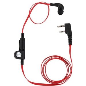 2 Pin Noodle Stijl Oordopjes Hoofdtelefoon K Plug Oortelefoon Headset Voor Baofeng Uv-5R Bf-888S Uv5R Twee Manier Radio