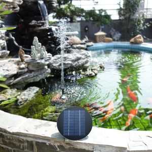 Solar Drijvende Water Fontein Voor Tuin Zwembad Vijver Vogelbad Decoratie Zonne-energie Fontein Pomp