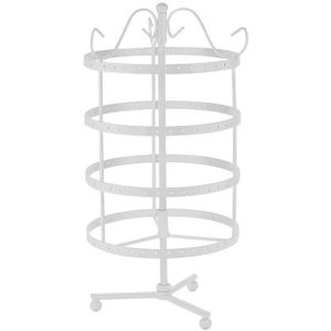 Smeedijzeren Sieraden Display Standaard Houder Oorbel Stand Sieraden Display Opslag Rack Roterende Display Houder Home Decor