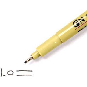 1 Pcs Black Pigma Micron Pen Waterdichte Handgetekende Schets Naald Pen Hand Dawing Liner Fineliner Cartoon Handtekening pen