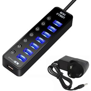 USB 3.0 HUB Hoge Snelheid Ondersteuning Opladen Multipe USB Decice Hub voor PC Laptop 7 Poorten Extension Adapter HUB USB 3.0