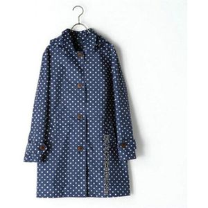 Mode Lichtgewicht Vrouwen Regenjas Met Hoed Laydies Jurk Stijl Regenjas Waterdichte Regenkleding Jas