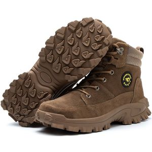 Hoge-Top Veiligheidsschoenen Stalen Neus Anti-Smash Anti-Piercing Lichtgewicht Comfortabele Warme Mannen Laarzen werk Laarzen Platform Schoenen